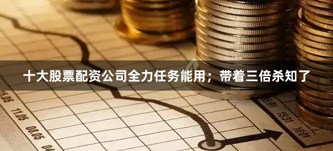 十大股票配资公司全力任务能用；带着三倍杀知了